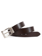 Classic Dark Brown Leather Belt