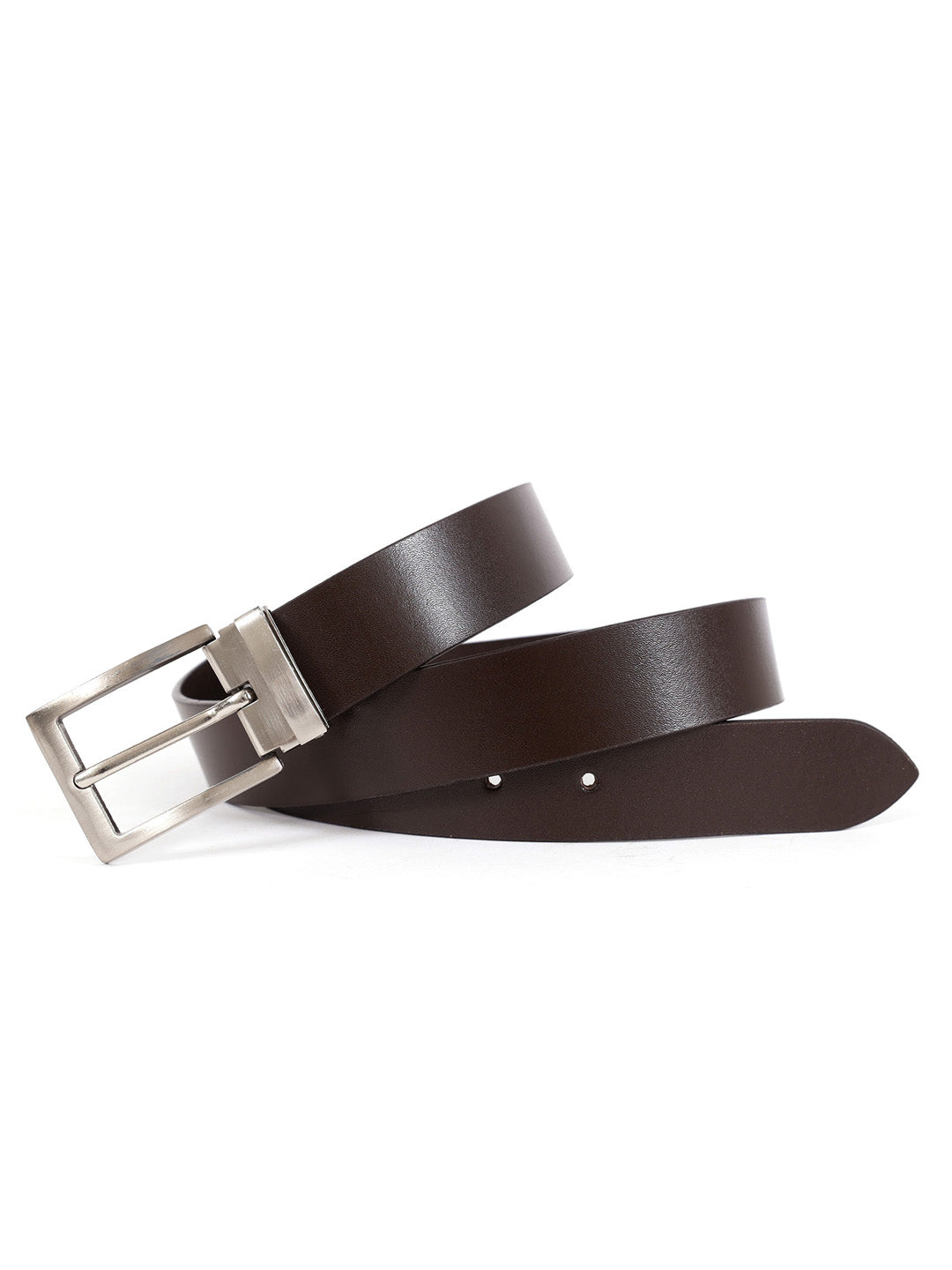Classic Dark Brown Leather Belt