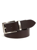 Classic Dark Brown Leather Belt