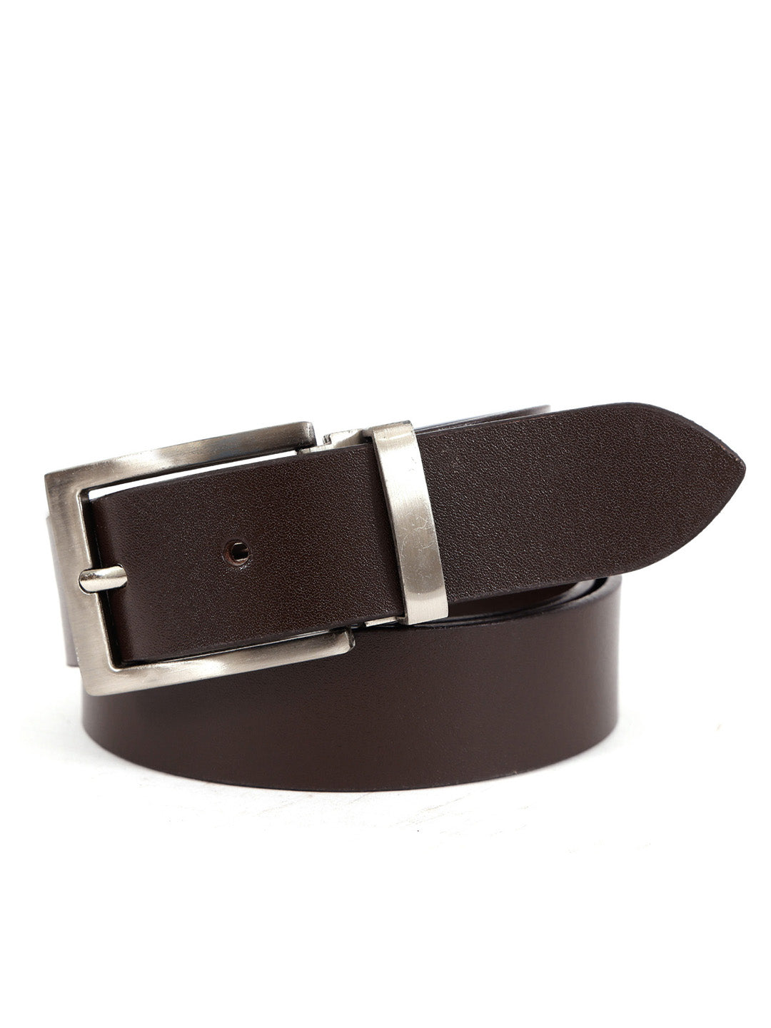 Classic Dark Brown Leather Belt