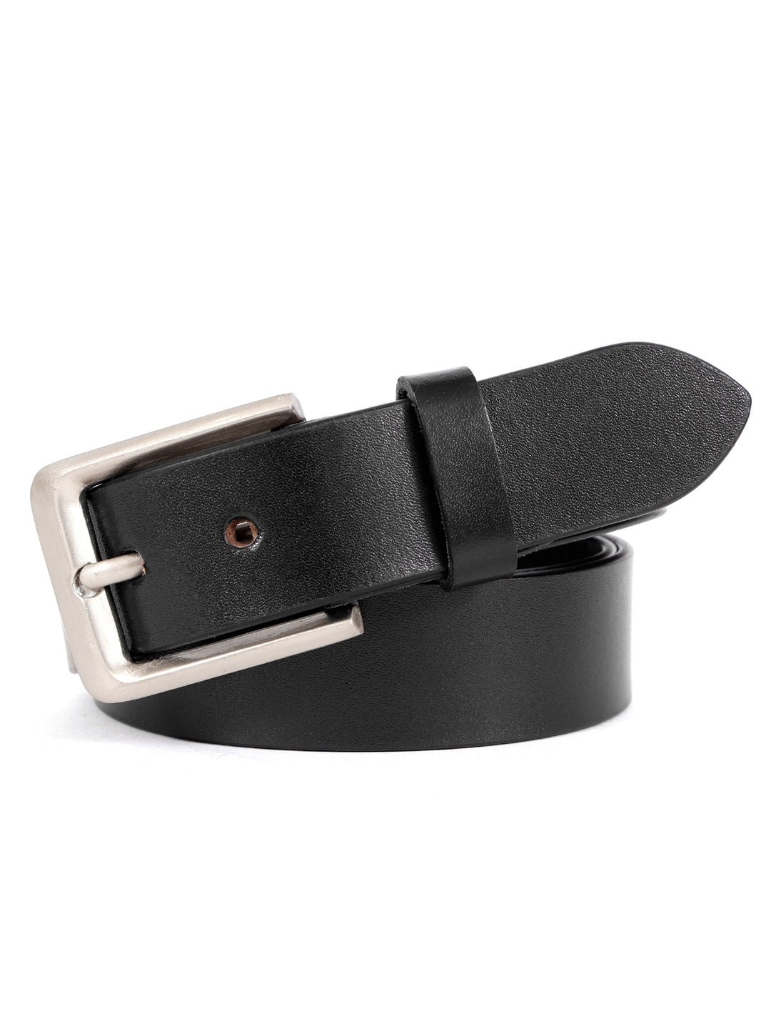 Classic Black Leather Belt