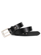 Classic Black Leather Belt