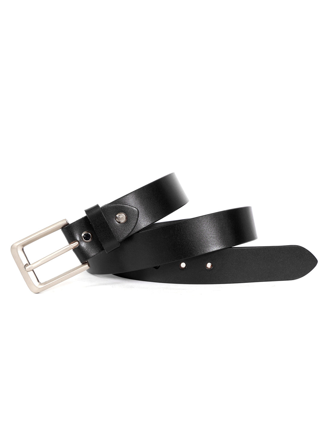 Classic Black Leather Belt