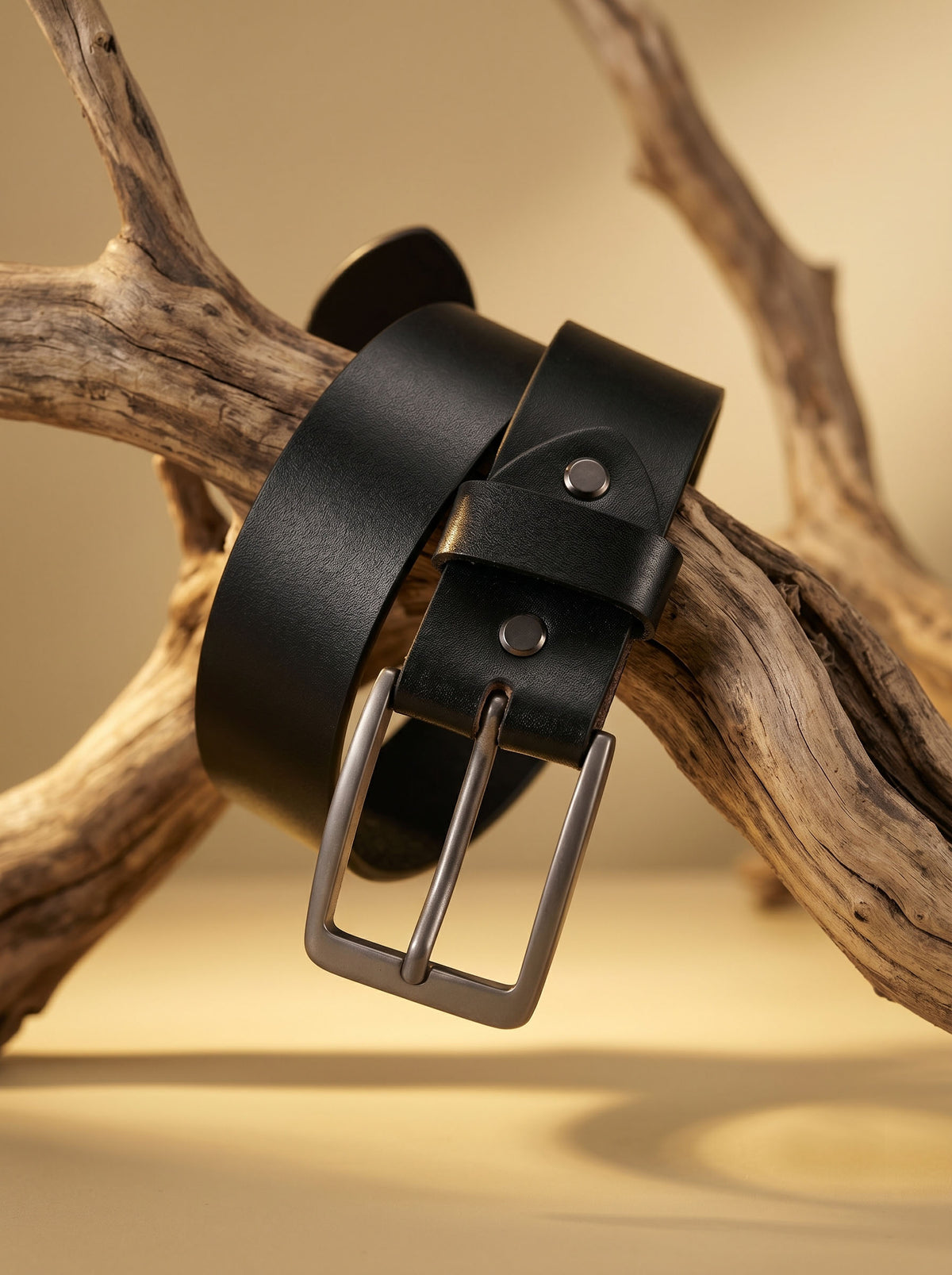 Calssic Black Leather Belt