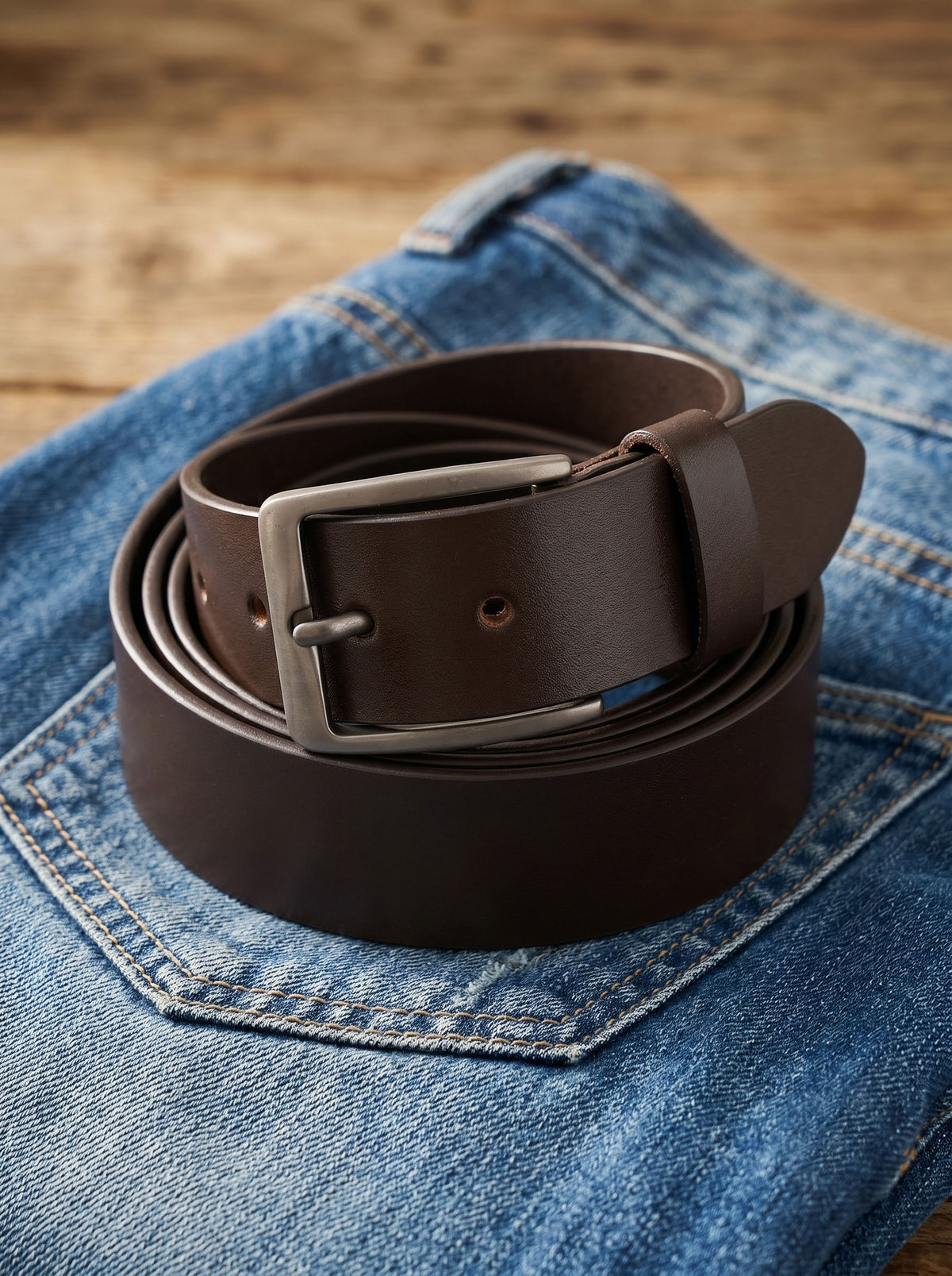 Brown Leather Belt