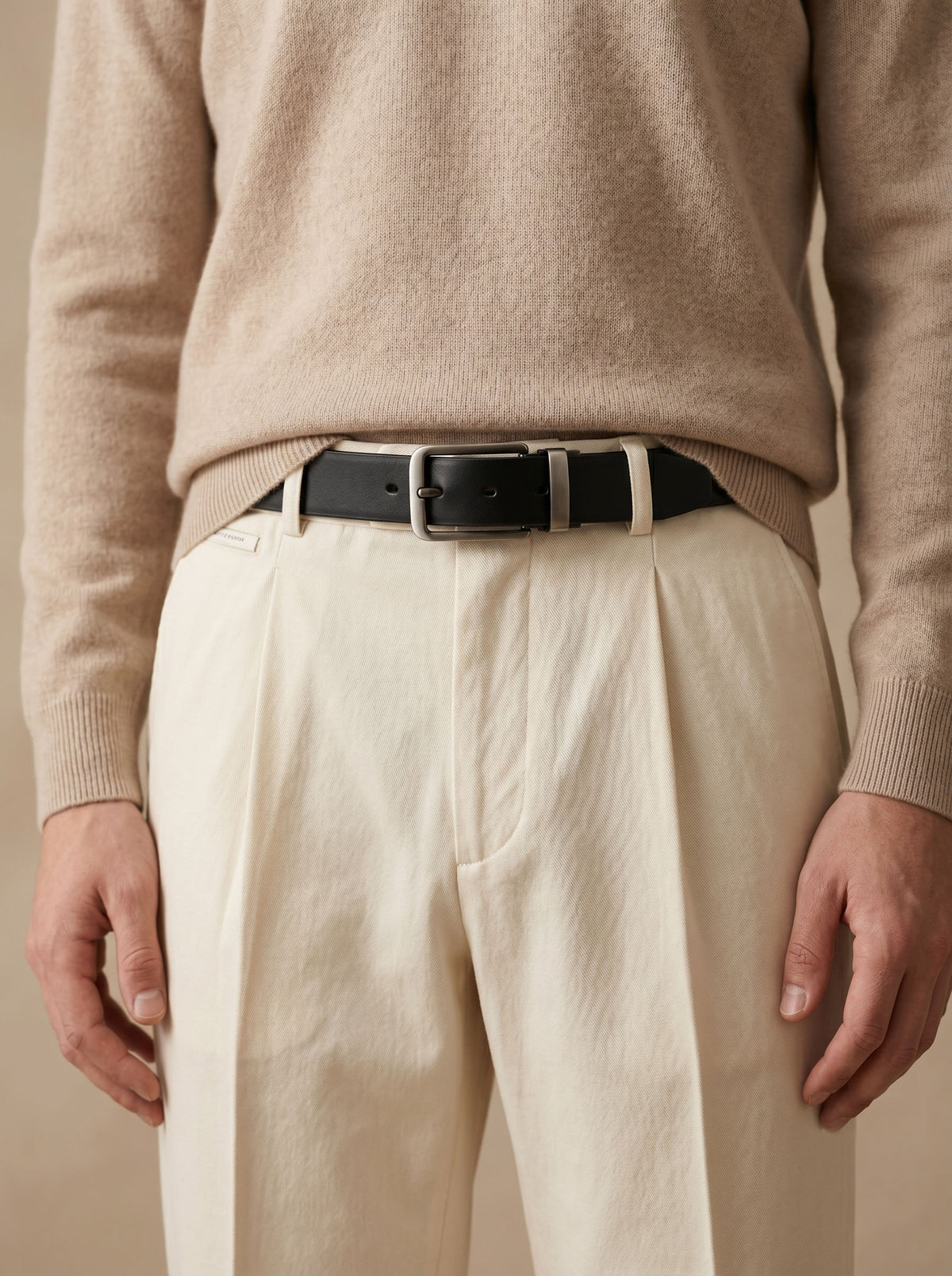 Black Leather Belt
