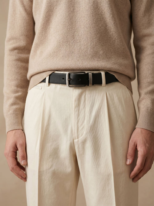Black Leather Belt
