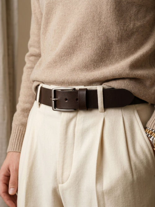 Brown Leather Belt