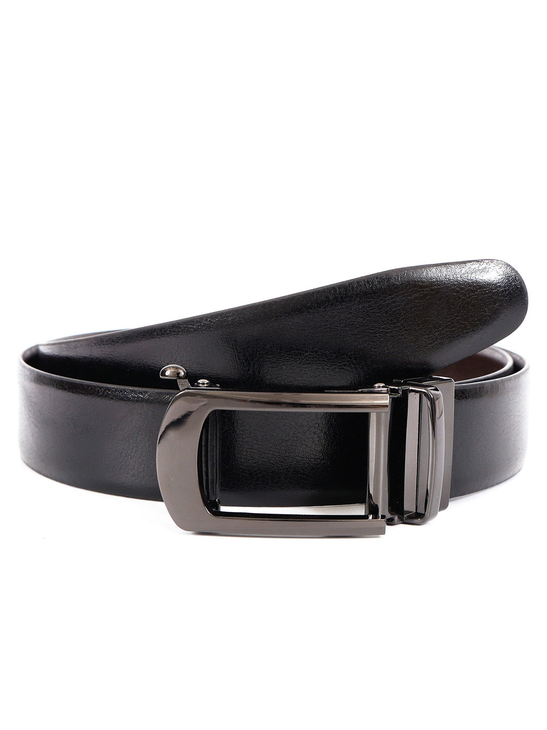 Premium Men's Black Leather Belt