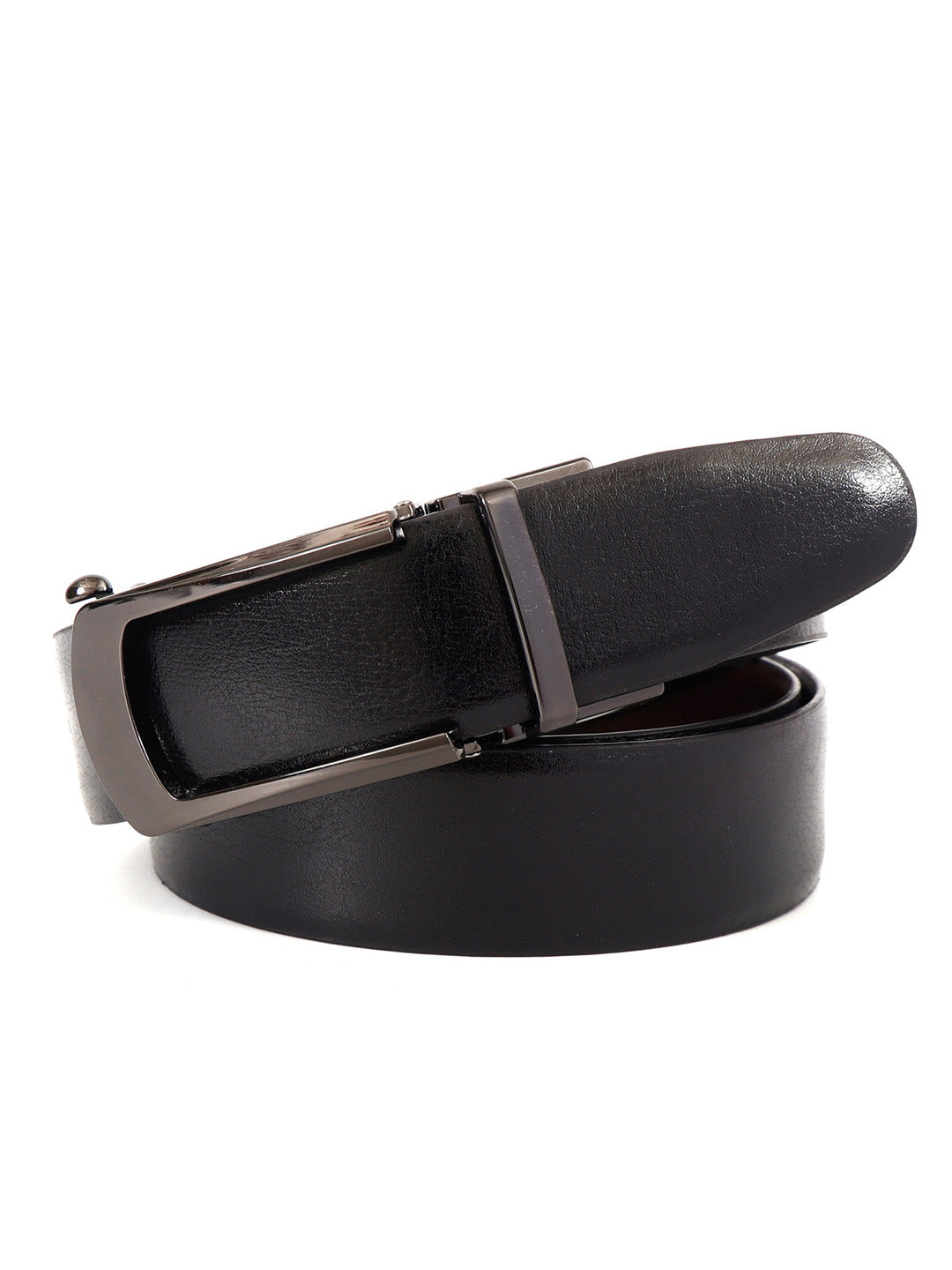Premium Men's Black Leather Belt
