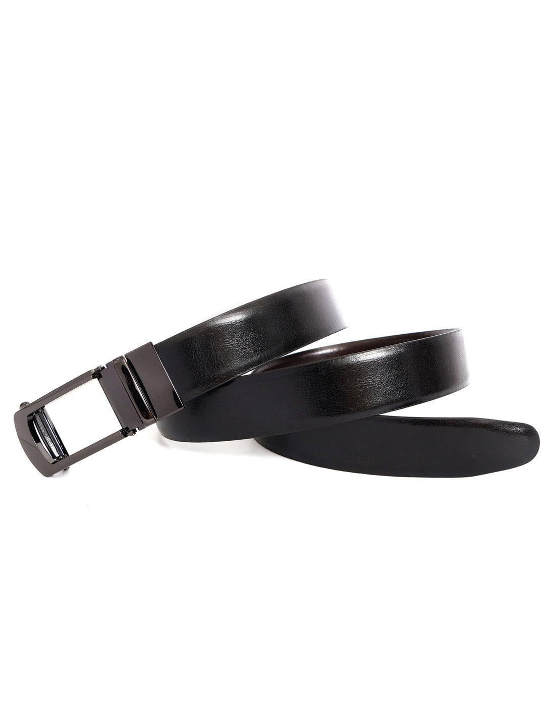 Premium Men's Black Leather Belt